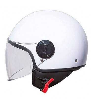 Casco moto Jet One Con Visiera Lift bianco