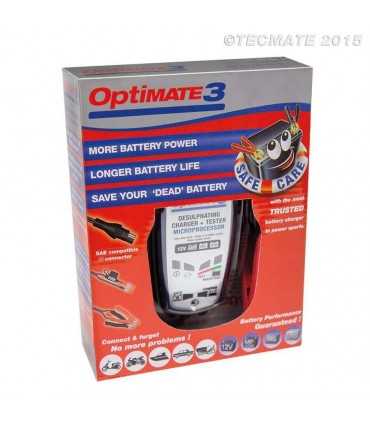 Tecmate OPTIMATE 3 MANTENITORE BATTERIA