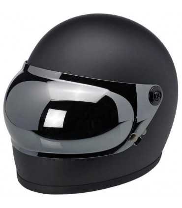 BILTWELL GRINGO S VISIERA ANTI-FOG BUBBLE SPECCHIO ARGENTO