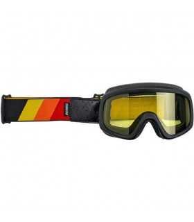 BILTWELL OVERLAND 2.0 TRI-STRIPE GOGGLE - BLACK R/Y/O