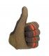 Biltwell moto gants brown/orange