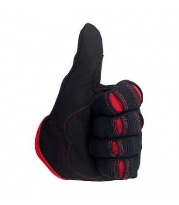 Biltwell moto gloves black red