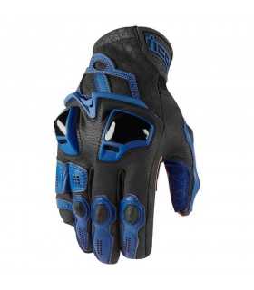 ICON GLOVES HYPERSPORT BLACK BLUE