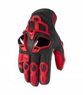 ICON HYPERSPORT HANDSCHUHE SCHWARZ ROT