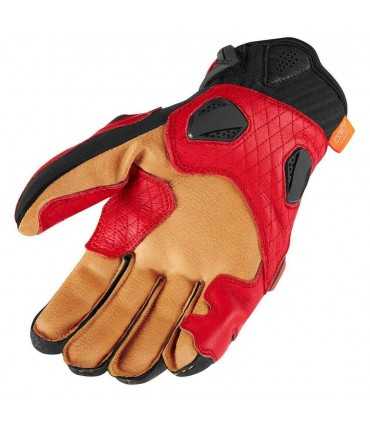 ICON GANTS HYPERSPORT NOIR ROUGE