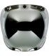 BILTWELL 3 BOTTONS BUBBLE VISOR ANTIFOG SILVER MIRROR