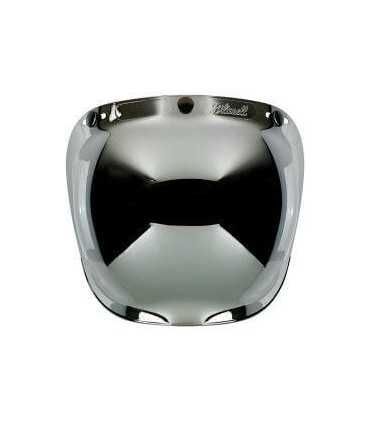 BILTWELL VISIERE BUBBLE 3 BOTTONS ANTIFOG SILVER MIRROR