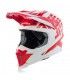 Casco Cross Acerbis Impact X Racer Vtr rosso