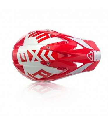 Casco Cross Acerbis Impact X Racer Vtr rosso