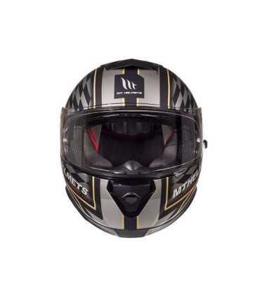 Mt Helmets Thunder 3 Sv Isle Of Man nero oro