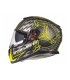 Mt Helmets Thunder 3 Sv Isle Of Man A3 nero opaco giallo