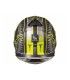 Mt Helmets Thunder 3 Sv Isle Of Man A3 nero opaco giallo