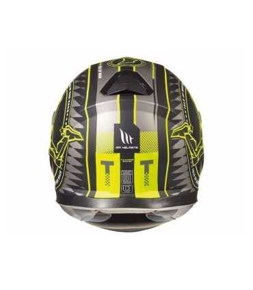 Mt Helmets Thunder 3 Sv Isle Of Man A3 matt black yellow