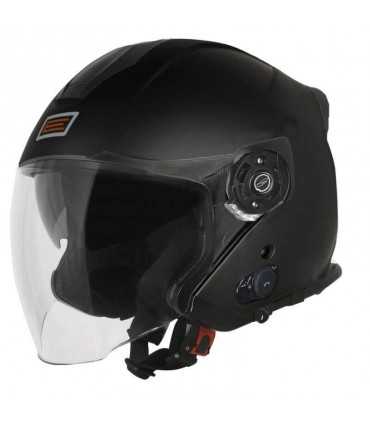 Casco Moto Jet con Bluetooth Integrato Origine PALIO 2.0 BT nero opaco