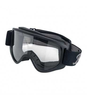 BILTWELL MOTO 2.0 GOGGLES SCRIPT BLACK