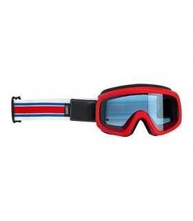 BILTWELL OVERLAND 2.0 RACER GOGGLES RED/WHITE/BLUE