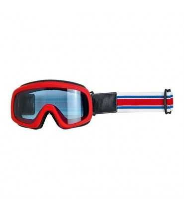 BILTWELL OVERLAND 2.0 RACER GOGGLES RED/WHITE/BLUE