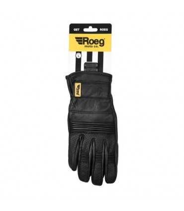 ROEG HANK LEATHER GLOVES BLACK