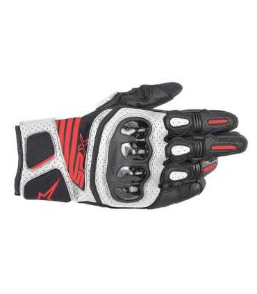 Guanti Moto Alpinestars Sp X Air Carbon V2 bianco rosso