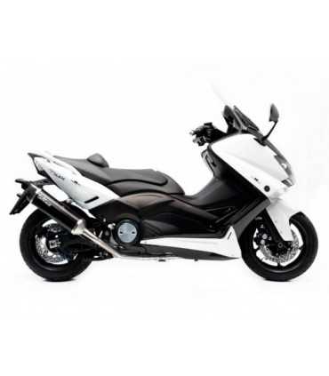 LEOVINCE Yamaha T-Max 530 12-16 Inox black CH+KAT - Full System - Endcap Carbon