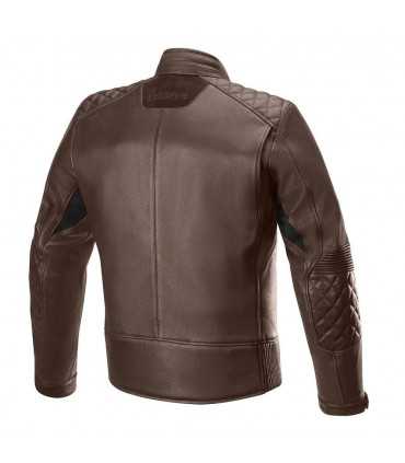 Alpinestars Hoxton V2 Lederjacke Braun