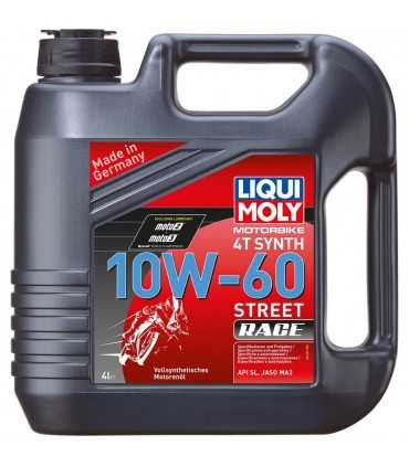 LIQUI MOLY ENGINE OIL MOTORBIKE 4T 10W60 VOLLSYNTHETISCHIC 1 LITRO