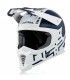 Casco cross Acerbis Impact X Racer Vtr Blu Bianco