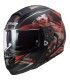 Casco LS2 FF397 Vector Hpfc Evo Stencil rosso opaco