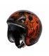 Casco jet Premier Le Petit Classic Bd Chromed arancio