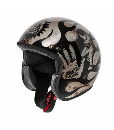 Casco jet Premier Le Petit Classic Bd Titanium