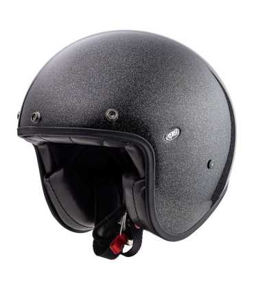 Casco jet Premier Le Petit Classic U9 Glitter Argento