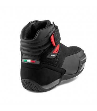 Scarpe moto Stylmartin Vector impermeabile nero rosso