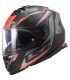 CASQUE LS2 FF800 STORM RACER TITAN ROUGE MATT