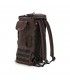 BURLY VOYAGER SISSY BAR BACKPACK DARK OAK