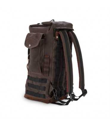 BURLY VOYAGER SISSY BAR BACKPACK DARK OAK