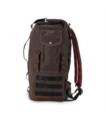 BURLY VOYAGER SISSY BAR RUCKSACK DARK OAK