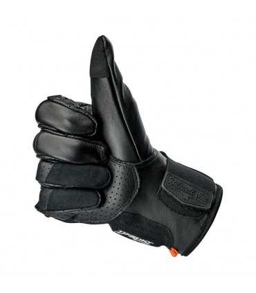 GUANTI LEATHER MOTO BILTWELL BORREGO CE SCHWARZ