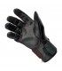 MOTORCYCLE LEATHER GLOVES BILTWELL BORREGO CE BLACK RED