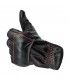 GANTS MOTO CUIR BILTWELL BORREGO CE NOIR ROUGE