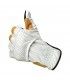 GANTS MOTO CUIR BILTWELL BORREGO CE BLANC