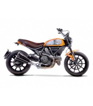 LEOVINCE Ducati Scrambler 800 (2017-20) GP DUALS Inox +KAT Slip-On