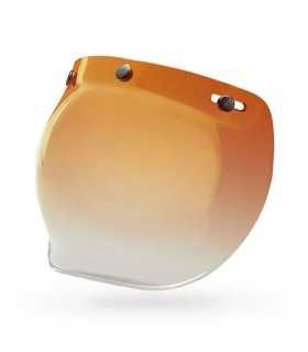 Bell Visor Custom 500 3 snap  Bubble Amber Gradient