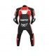 SUIT IN LEATHER BERIK LS1 2.0 SCHWARZ ROT