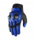 ICON CONTRA 2 MOTORRAD HANDSCHUHE SCHWARZ BLAU