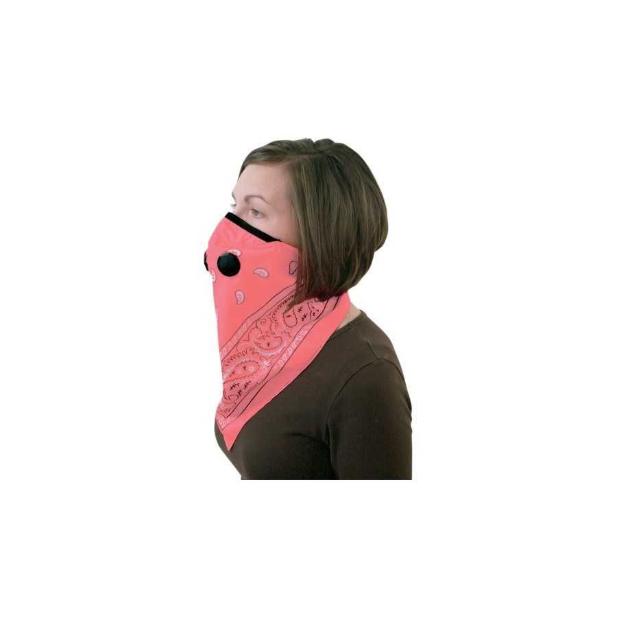 pink bandana mask