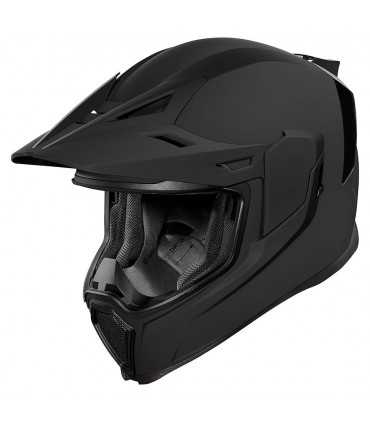 Casco Icon Airflite Moto nero opaco