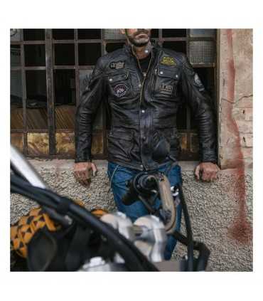 LEATHER JACKET HOLY FREEDOM QUATTRO Evo black