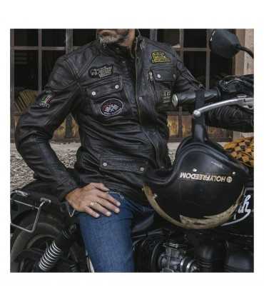 LEATHER JACKET HOLY FREEDOM QUATTRO Evo black