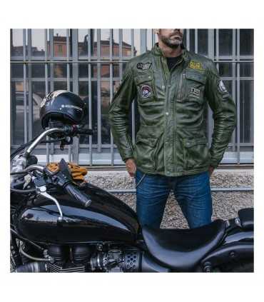 VESTE EN CUIR HOLY FREEDOM QUATTRO Evo vert