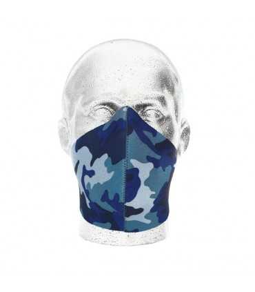 BANDERO FACE MASK CAMO BLU